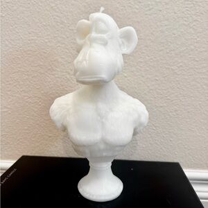 A Bathing Ape White Bust Sculpture